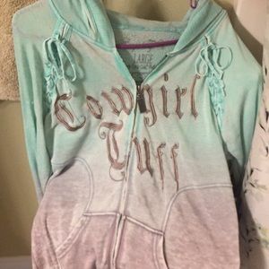 Cowgirl Tuff sweatshirt,
